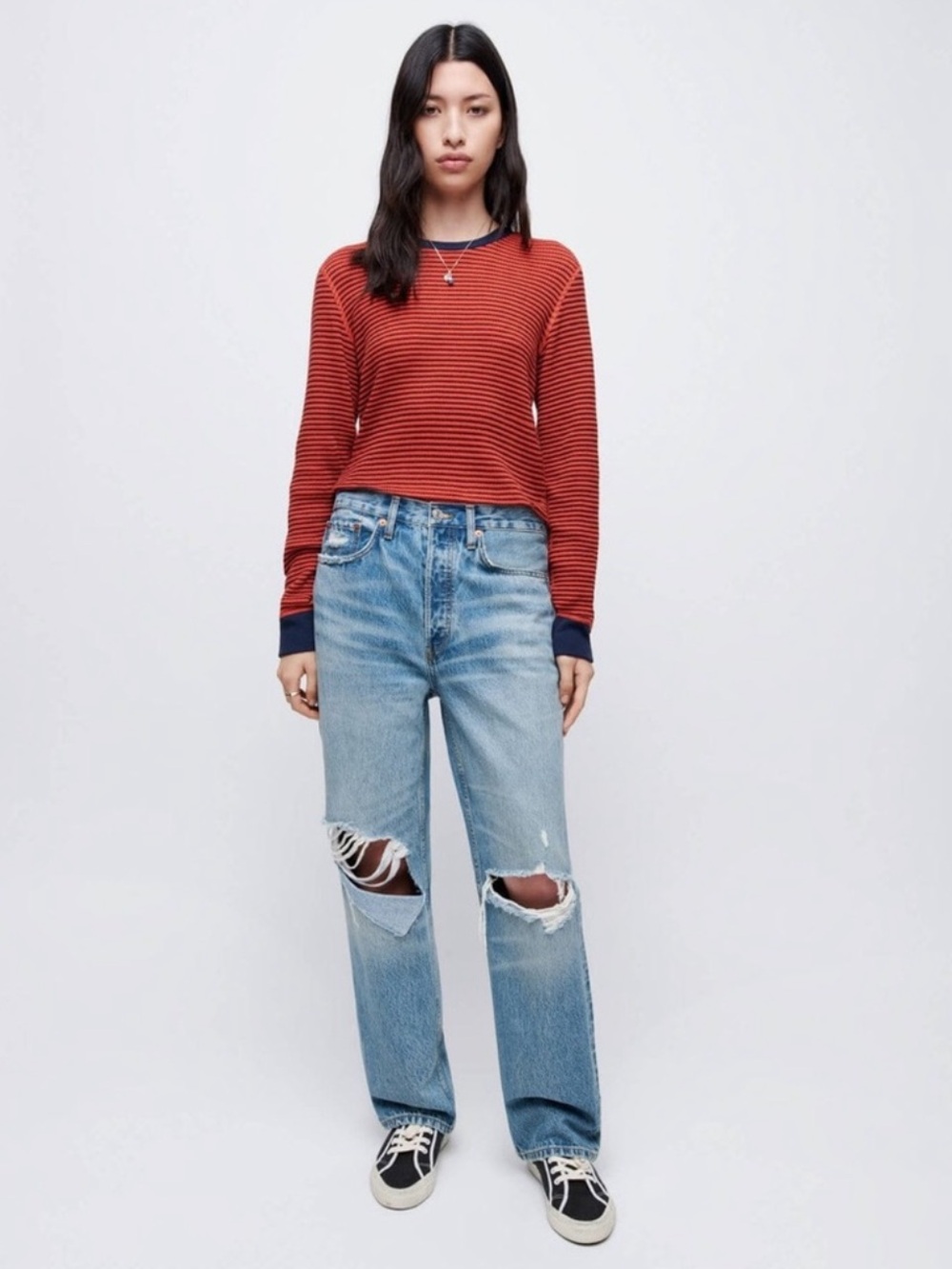 REDONE 90s CROP LOW SLUNG IN MEDIUM RAF 26